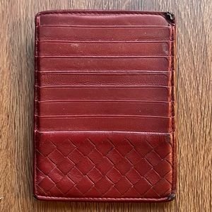 Bottega Veneta Red Wallet